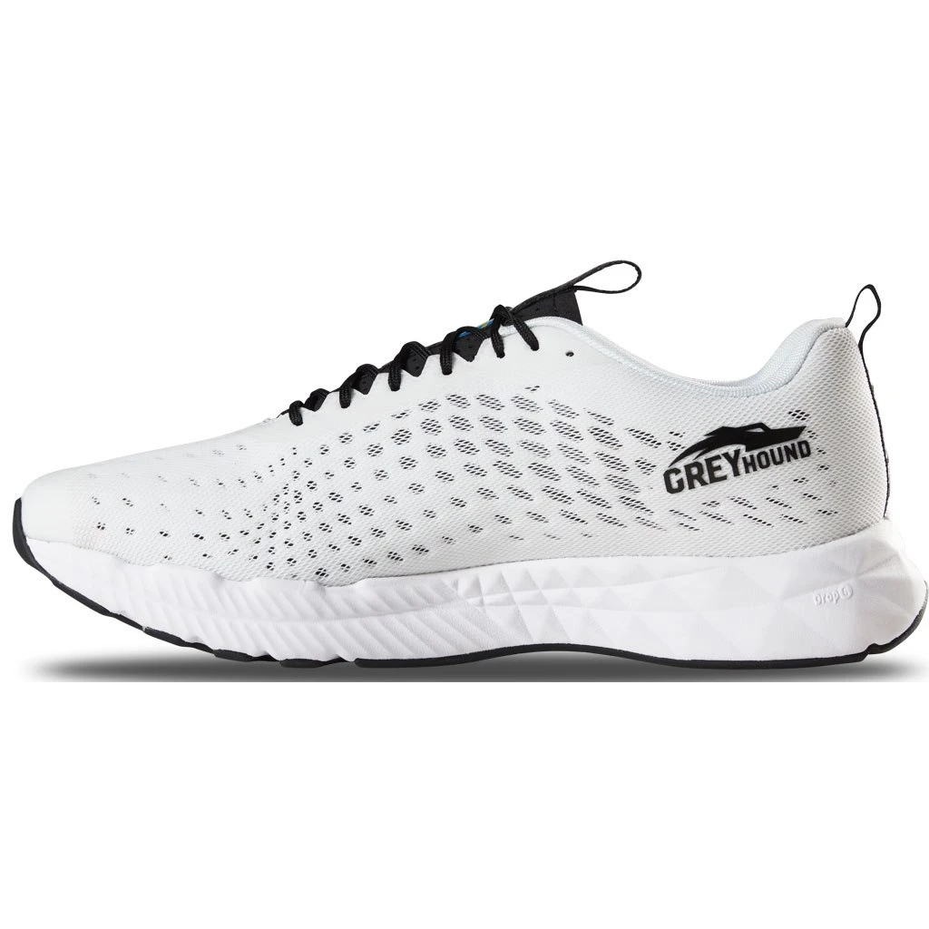 Salming Greyhound Men's Running Shoe - White/black 2 Salming Greyhound Men's Running Shoe - White/black - Afbeelding 2