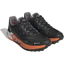 Adidas TERREX Agravic Flow 2 GORE-TEX Trailrunningschoenen Heren - Core Black/core Black/Impact Orange HR1110 -Mode Schoenen adidas mens terrex agravic flow 2 gore tex trail running shoes core black core black impact orange hr1110 8 1416229