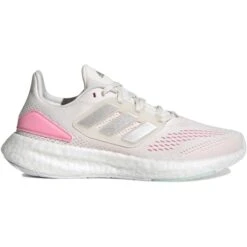 Adidas TERREX Pureboost 22 Hardloopschoenen Dames - Cloud White/silver Met./beam Pink HQ1457