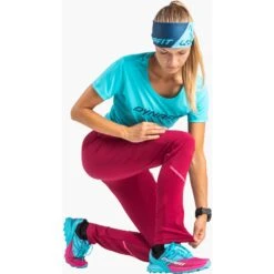Dynafit Alpine Hardloopschoenen Dames - Hot Coral Blueberry -Mode Schoenen dynafit alpine running shoes women turquoise pink glo 6 1029607