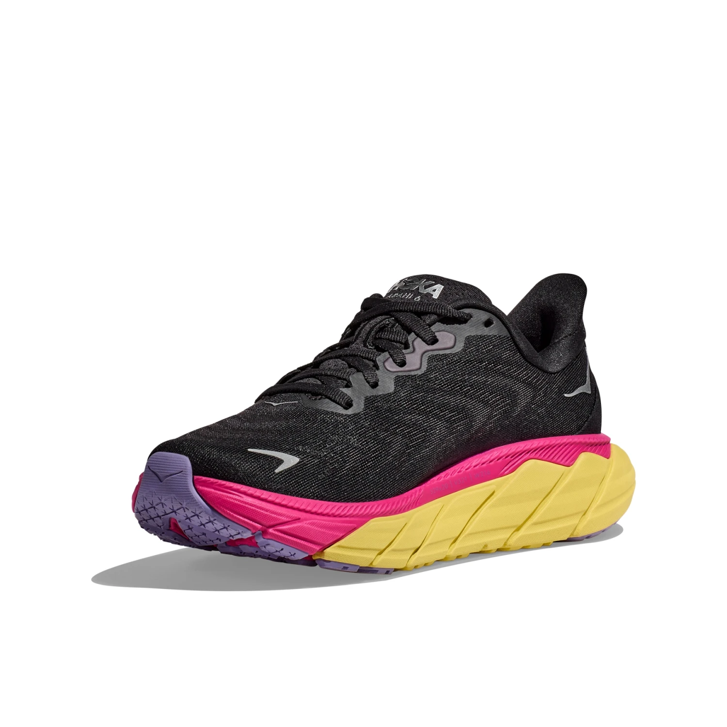 Hoka Arahi 6 Dames Hardloopschoenen - Zwart / Pink Yarrow 4 Hoka Arahi 6 Dames Hardloopschoenen - Zwart / Pink Yarrow - Afbeelding 4