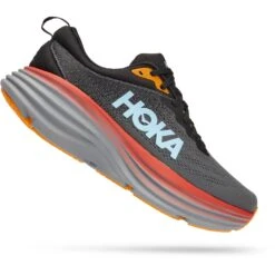 Hoka Bondi 8 Hardloopschoenen Heren - Anthracite / Castlerock -Mode Schoenen hoka bondi 8 running shoes anthracite castlerock 3 1239627