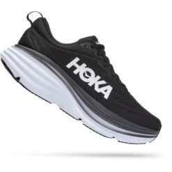 Hoka Bondi 8 Hardloopschoenen Heren - Zwart / Wit -Mode Schoenen hoka bondi 8 running shoes black white 3 1239645