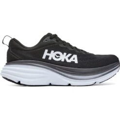Hoka Bondi 8 Hardloopschoenen Heren - Zwart / Wit -Mode Schoenen hoka bondi 8 running shoes black white 8 1239642