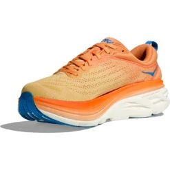 Hoka Bondi 8 Hardloopschoenen Heren - Impala / Mock Orange -Mode Schoenen hoka bondi 8 running shoes impala mock orange 4 1376974