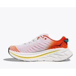 Hoka Bondi X Hardloopschoenen - Blanc De Blanc / Flame -Mode Schoenen hoka bondi x running shoes blanc de blanc flame 3 1460241