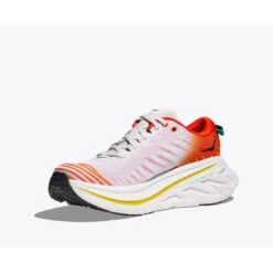 Hoka Bondi X Hardloopschoenen - Blanc De Blanc / Flame -Mode Schoenen hoka bondi x running shoes blanc de blanc flame 6 1460244
