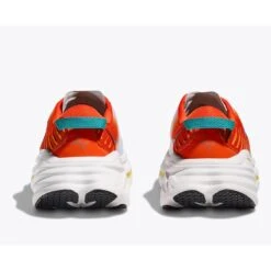 Hoka Bondi X Hardloopschoenen - Blanc De Blanc / Flame -Mode Schoenen hoka bondi x running shoes blanc de blanc flame 8 1460238