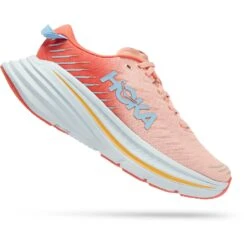 Hoka Bondi X Dames Hardloopschoenen - Camellia / Peach Parfait -Mode Schoenen hoka bondi x women s running shoes camellia peach parfait 3 1239563