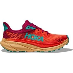 Hoka Challenger 7 Hardloopschoenen Heren - Flame / Cherries Jubilee -Mode Schoenen hoka challenger atr 7 women s running shoes flame cherries jubilee 4 1439534