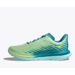 Hoka Mach 5 Hardloopschoenen - Lime Glow / Ocean Mist -Mode Schoenen hoka mach 5 running shoes lime glow ocean mist1 1 1503115