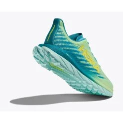 Hoka Mach 5 Hardloopschoenen - Lime Glow / Ocean Mist -Mode Schoenen hoka mach 5 running shoes lime glow ocean mist1 5 1503119