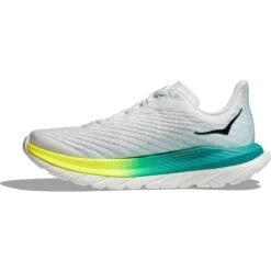 Hoka Mach 5 Hardloopschoenen - Wit / Blue Glass -Mode Schoenen hoka mach 5 running shoes white blue glass 3 1503125