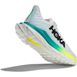 Hoka Mach 5 Hardloopschoenen - Wit / Blue Glass -Mode Schoenen hoka mach 5 running shoes white blue glass 8 1503122