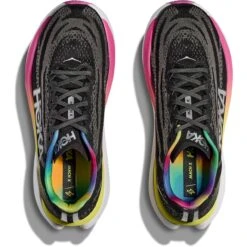 Hoka Mach X Hardloopschoenen Dames - Zwart / Zilver -Mode Schoenen hoka mach x womens running shoes black silver 1 1503051