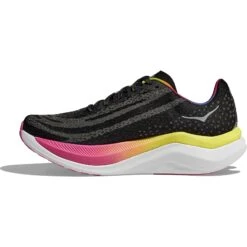 Hoka Mach X Hardloopschoenen Dames - Zwart / Zilver -Mode Schoenen hoka mach x womens running shoes black silver 4 1503054