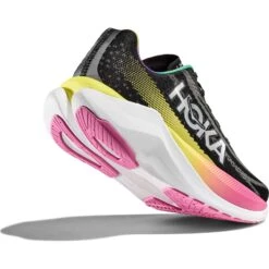 Hoka Mach X Hardloopschoenen Dames - Zwart / Zilver -Mode Schoenen hoka mach x womens running shoes black silver 7 1503057