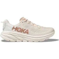 Hoka Rincon 3 Hardloopschoenen Dames - Eggnog / Rose Gold -Mode Schoenen hoka rincon 3 womens running shoes eggnog rose gold 8 1503216