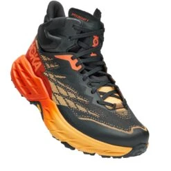 Hoka Speedgoat 5 Mid GTX Hardloopschoenen - Blue Graphite / Amber Yellow