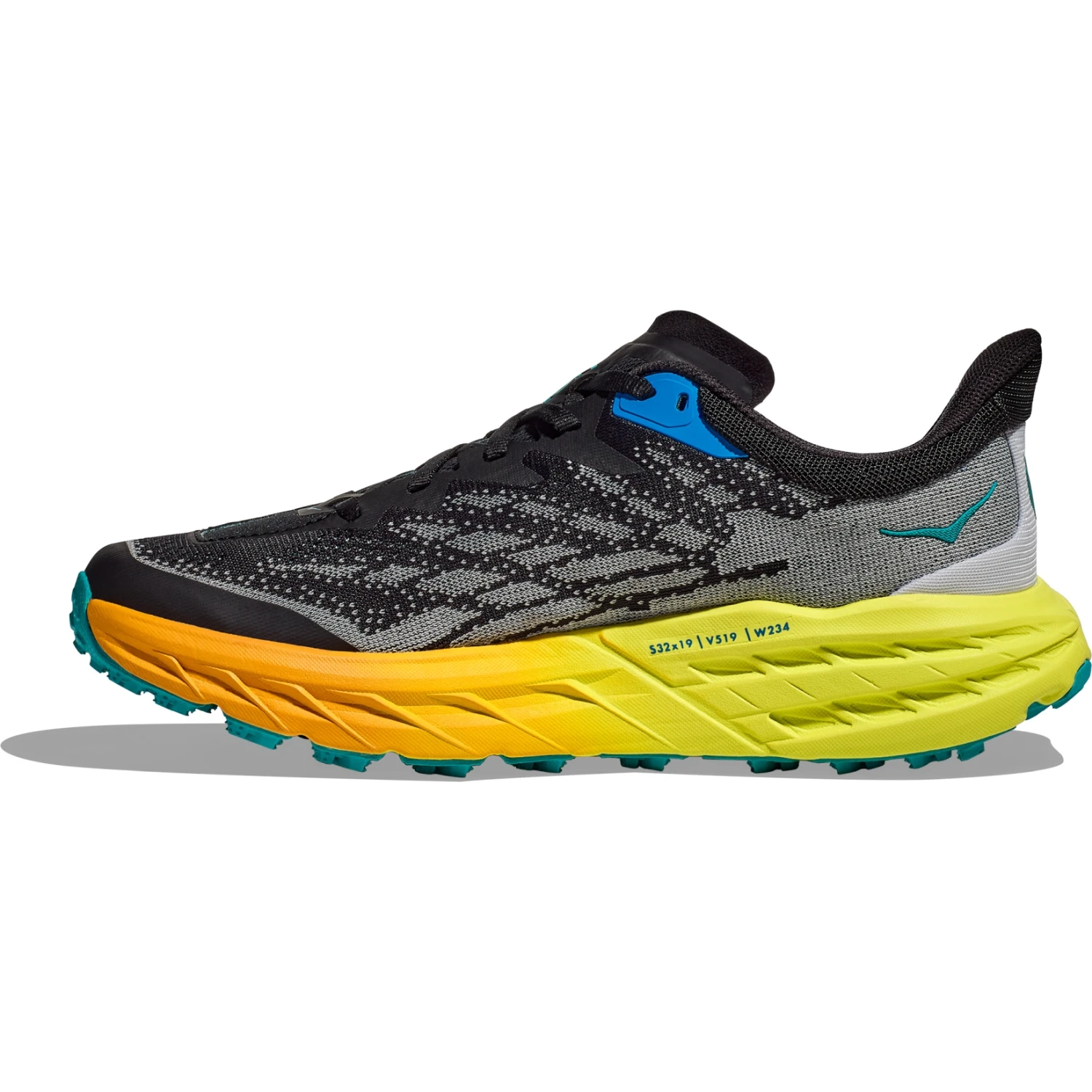 Hoka Speedgoat 5 Hardloopschoenen Dames - Zwart / Evening Primrose 4 Hoka Speedgoat 5 Hardloopschoenen Dames - Zwart / Evening Primrose - Afbeelding 4