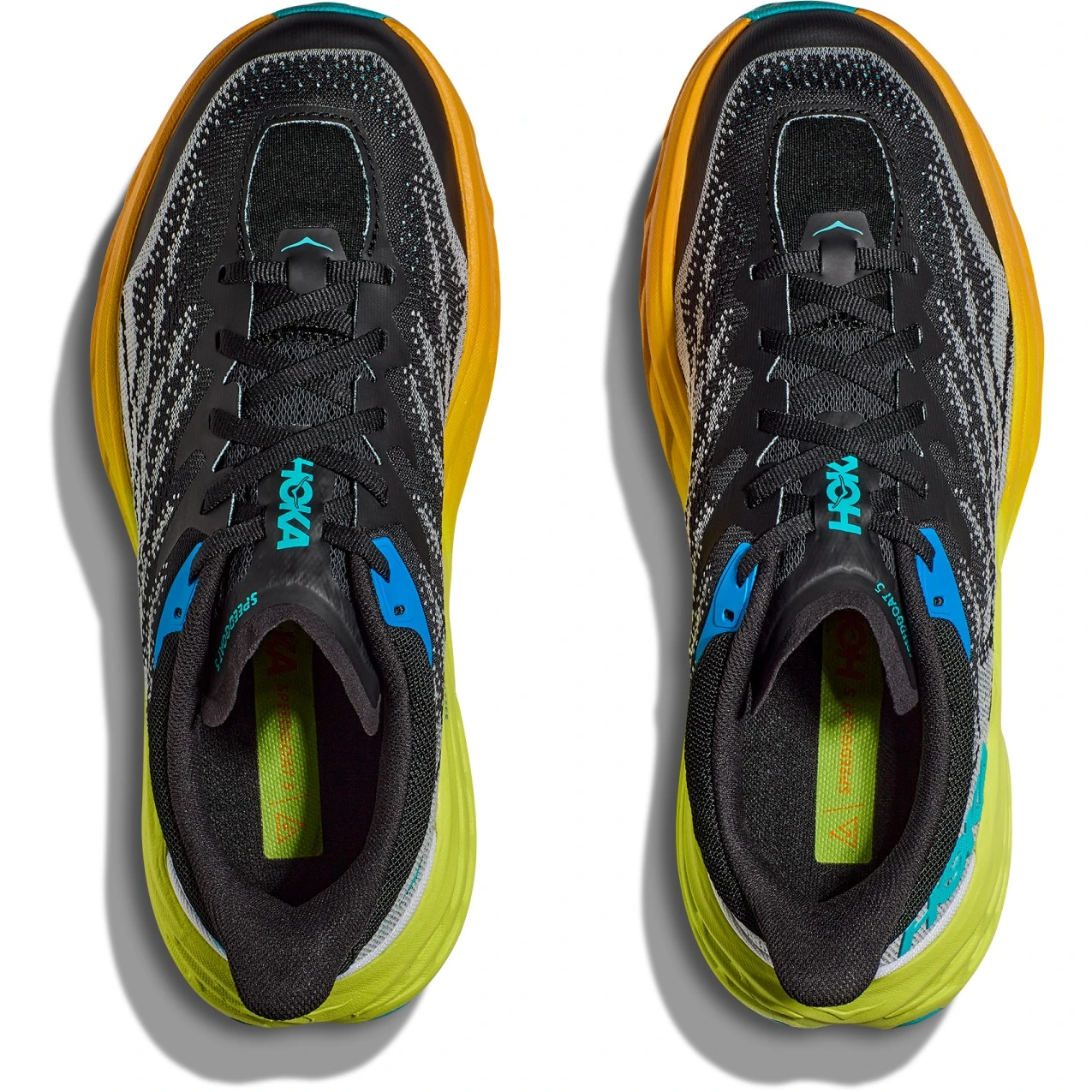 Hoka Speedgoat 5 Hardloopschoenen Dames - Zwart / Evening Primrose 5 Hoka Speedgoat 5 Hardloopschoenen Dames - Zwart / Evening Primrose - Afbeelding 5