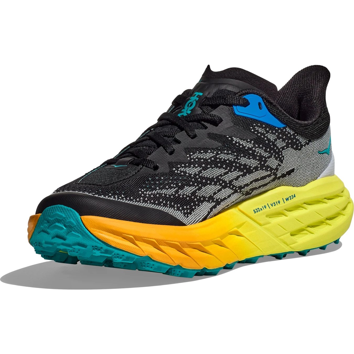 Hoka Speedgoat 5 Hardloopschoenen Dames - Zwart / Evening Primrose 2 Hoka Speedgoat 5 Hardloopschoenen Dames - Zwart / Evening Primrose - Afbeelding 2