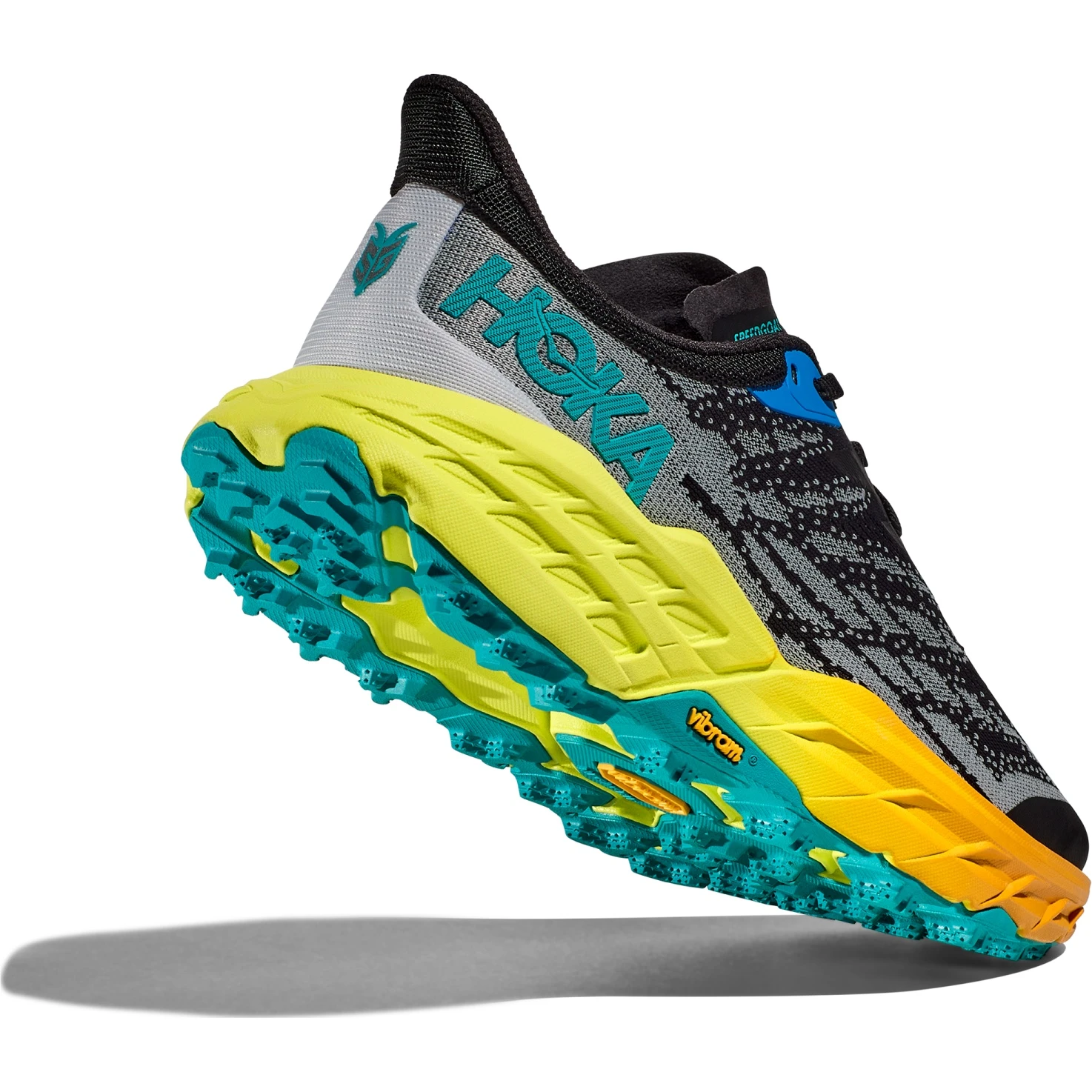 Hoka Speedgoat 5 Hardloopschoenen Dames - Zwart / Evening Primrose 3 Hoka Speedgoat 5 Hardloopschoenen Dames - Zwart / Evening Primrose - Afbeelding 3