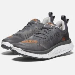 KEEN Wk400 Walking Schoenen - Steel Grey/Scarlet Ibis -Mode Schoenen keen wk400 walkingschuh steel grey scarlet ibis 2 1460839