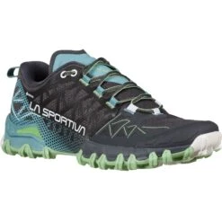 La Sportiva Bushido II GTX Hardloopschoenen Dames - Carbon/Mist -Mode Schoenen la sportiva bushido ii gtx running shoes women carbon mist 2 1061686