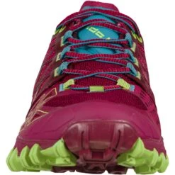 La Sportiva Bushido II Hardloopschoenen Dames - Red Plum/Topaz -Mode Schoenen la sportiva bushido ii running shoes women red plum topaz 4 1156382