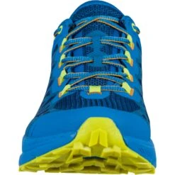 La Sportiva Karacal Hardloopschoenen - Electric Blue/Citrus -Mode Schoenen la sportiva karacal running shoes electric blue citrus 4 1159249