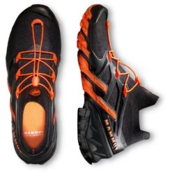 Mammut Aegility Pro Mid DT Schoenen Heren - Zwart-vibrant Orange