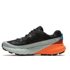 Merrell Agility Peak 5 GTX Trail Running Schoenen - Black/tangerine -Mode Schoenen merrell agility peak 5 gtx trail running shoes black tangerine 1 1538488
