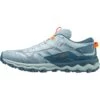 Mizuno Wave Daichi 7 Trail Running Schoenen Heren - Forget-Me-Not / Provincial Blue / Light Orange