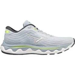 Mizuno Wave Horizon 6 Hardloopschoenen Dames - Heather / White / Neo Lime -Mode Schoenen mizuno wave horizon 6 womens running shoes heather white neo lime 3 1236061