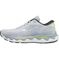 Mizuno Wave Horizon 6 Hardloopschoenen Dames - Heather / White / Neo Lime -Mode Schoenen mizuno wave horizon 6 womens running shoes heather white neo lime 4 1236062