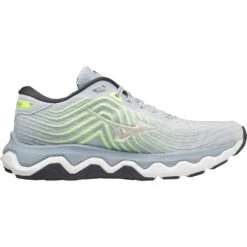 Mizuno Wave Horizon 6 Hardloopschoenen Dames - Heather / White / Neo Lime -Mode Schoenen mizuno wave horizon 6 womens running shoes heather white neo lime 5 1236063
