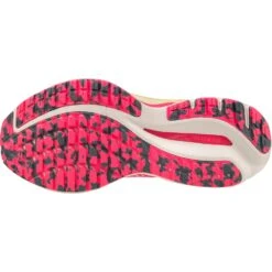 Mizuno Wave Inspire 19 Hardloopschoenen Dames - High-Vis Pink / Snow White / Luminous -Mode Schoenen mizuno wave inspire 19 womens running shoes high vis pink snow white luminous 9 1503750