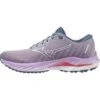 Mizuno Wave Inspire 19 Hardloopschoenen Dames - Wisteria / White / Sun Kissed Coral