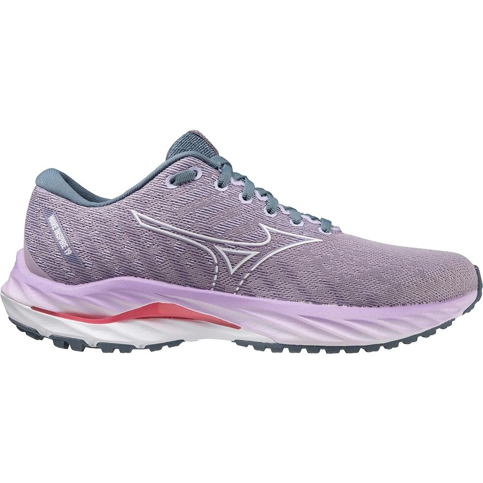 Mizuno Wave Inspire 19 Hardloopschoenen Dames - Wisteria / White / Sun Kissed Coral 2 Mizuno Wave Inspire 19 Hardloopschoenen Dames - Wisteria / White / Sun Kissed Coral - Afbeelding 2