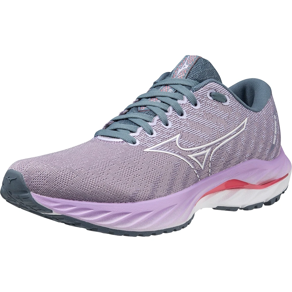 Mizuno Wave Inspire 19 Hardloopschoenen Dames - Wisteria / White / Sun Kissed Coral 5 Mizuno Wave Inspire 19 Hardloopschoenen Dames - Wisteria / White / Sun Kissed Coral - Afbeelding 5