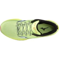 Mizuno Wave Rebellion Hardloopschoenen Heren - Neo Lime / White / Neon Flame -Mode Schoenen mizuno wave rebellion running shoes neo lime white neon flame 4 1115657