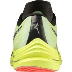Mizuno Wave Rebellion Hardloopschoenen Heren - Neo Lime / White / Neon Flame -Mode Schoenen mizuno wave rebellion running shoes neo lime white neon flame 5 1115658