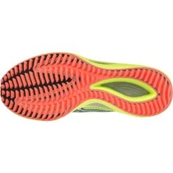 Mizuno Wave Rebellion Hardloopschoenen Heren - Neo Lime / White / Neon Flame -Mode Schoenen mizuno wave rebellion running shoes neo lime white neon flame 6 1115659