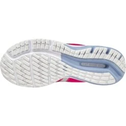 Mizuno Wave Rider 25 Hardloopschoenen Kinderen - Pink Peacock / Silver / Lavendar Lustre -Mode Schoenen mizuno wave rider 25 junior running shoes pink peacock silver lavendar lustre 6 1115727