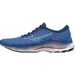 Mizuno Wave Rider 26 Hardloopschoenen Heren - Super Sonic / Ice Water / Cherry Tomato