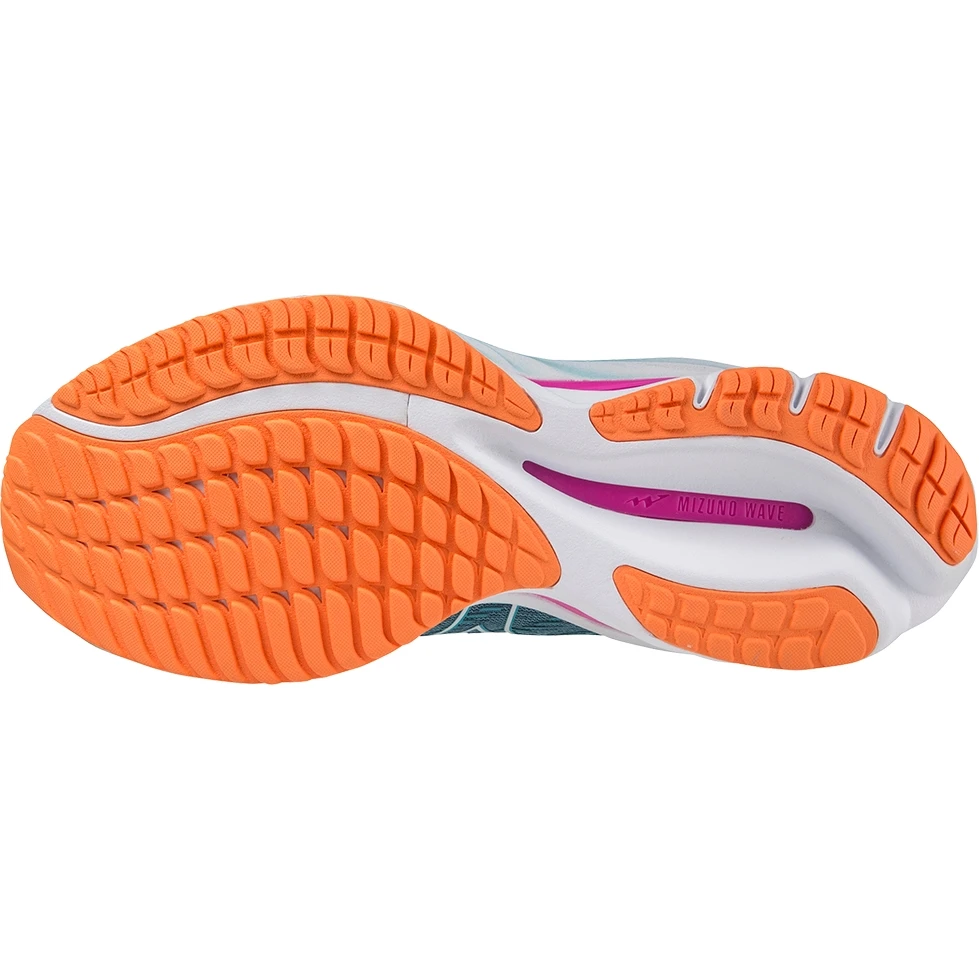 Mizuno Wave Rider 26 Hardloopschoenen Dames - Antigua Sand / White / Light Orange 2 Mizuno Wave Rider 26 Hardloopschoenen Dames - Antigua Sand / White / Light Orange - Afbeelding 2