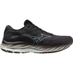 Mizuno Wave Rider 27 Hardloopschoenen Heren - Ebony / Illusion Blue / Black -Mode Schoenen mizuno wave rider 27 running shoes ebony illusion blue black 6 1503964