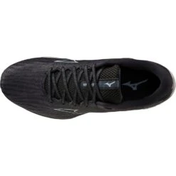 Mizuno Wave Rider 27 Hardloopschoenen Heren - Ebony / Illusion Blue / Black -Mode Schoenen mizuno wave rider 27 running shoes ebony illusion blue black 8 1503966