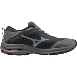 Mizuno Wave Rider GTX Trail Running Schoenen Dames J1GD2179 - Iron Gate / Nimbus Cloud / Fuchsia Fedora -Mode Schoenen mizuno wave rider gtx womens trail running shoes iron gate nimbus cloud fuchsia fedora 3 1399284